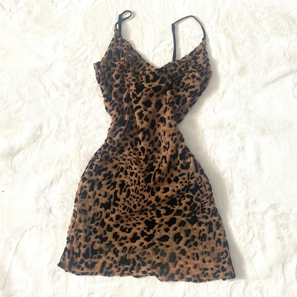 Leopard print dress
